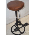 Ensemble de bicyclette industrielle Tabouret en cuir